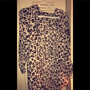 Dana Buchman cheetah/leopard print jacket